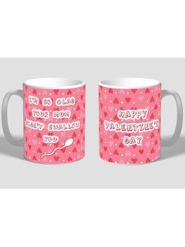 Valentines mug Swallow rude